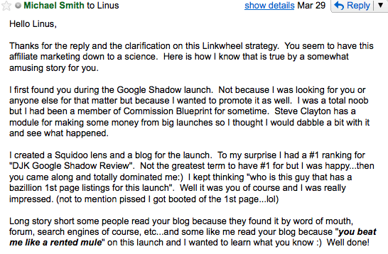 Michael Smith LinkWheel email Michael Smith LinkWheel email